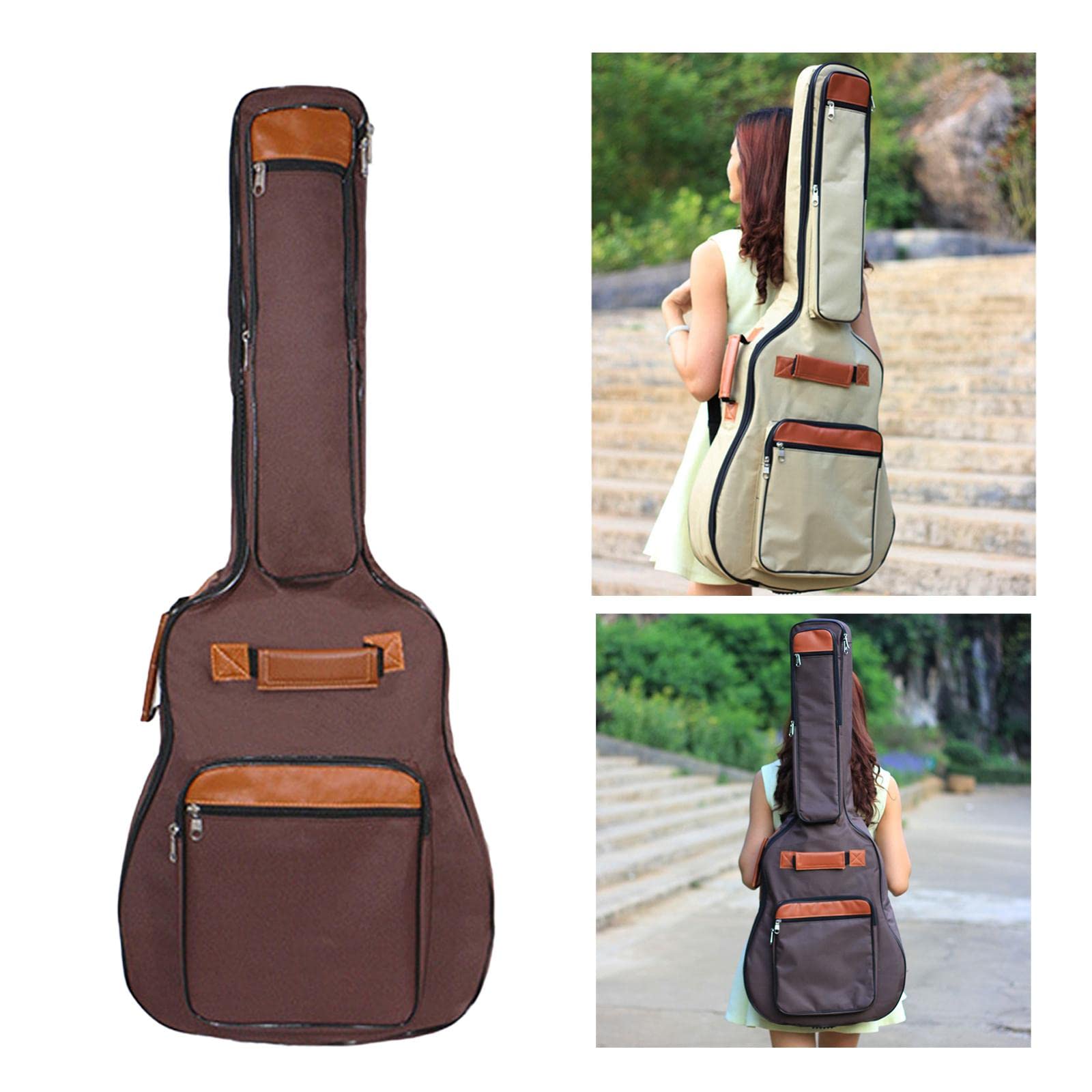 Guitar Strap Padded - Miwayer-アコースティックギターバッグ 41インチバッグ 防水 厚手 オックスフォード ナイロン