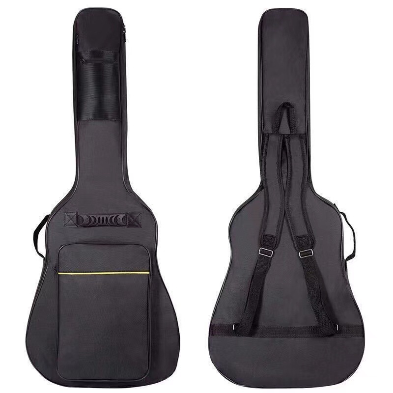 Guitar Strap Padded - 1個黒防水ダブルストラップ41 