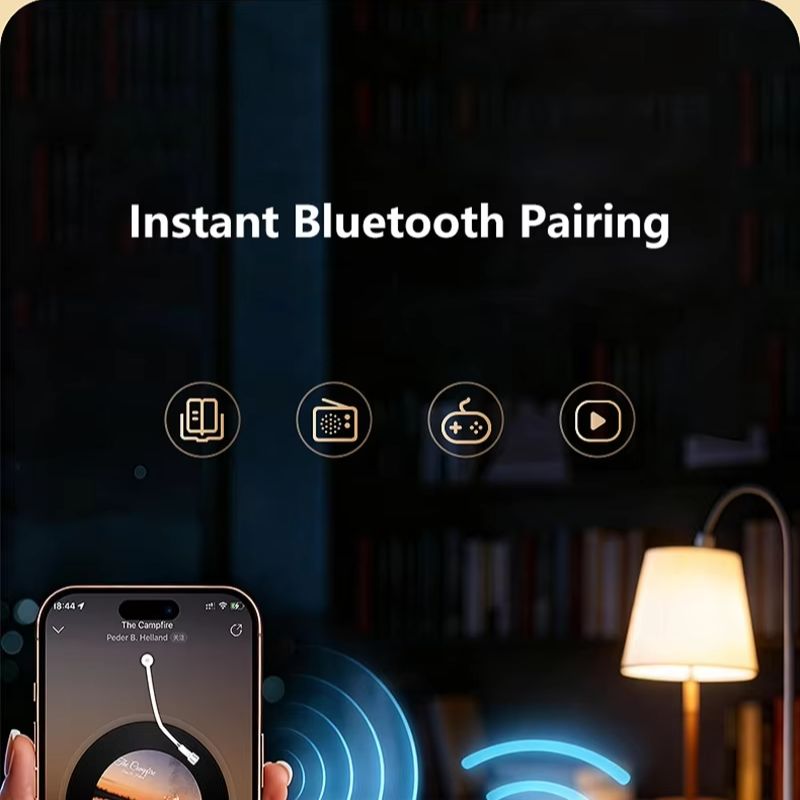 Audio Music Spotify - 新型睡眠スピーカー 超薄型ベッドサイドオーディオ ホワイトノイズ タイマー付き音楽再生 超長時間バッテリー寿命 ベッドサイドスピーカー