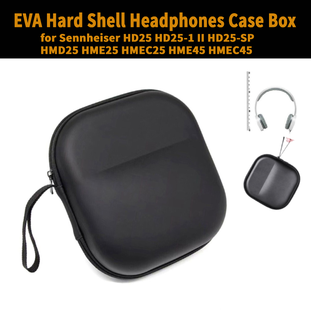 Sennheiser Headphone Hd 25 - EVA ハードシェルヘッドフォンケースボックスゼンハイザー HD25 HD25-1 II HD25-SP