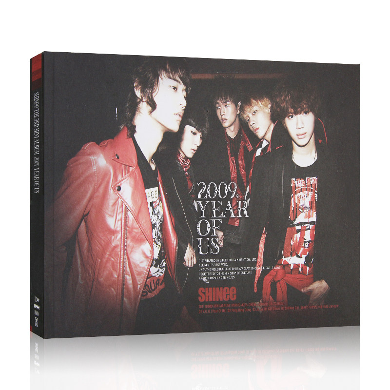 Audio Music To Lyrics - SHINEE 2009年「YEAR OF US」ポップミュージックアルバム、オーディオCDディスク、ファン向けコレクタブル歌詞ブック付き、個人コレクション用