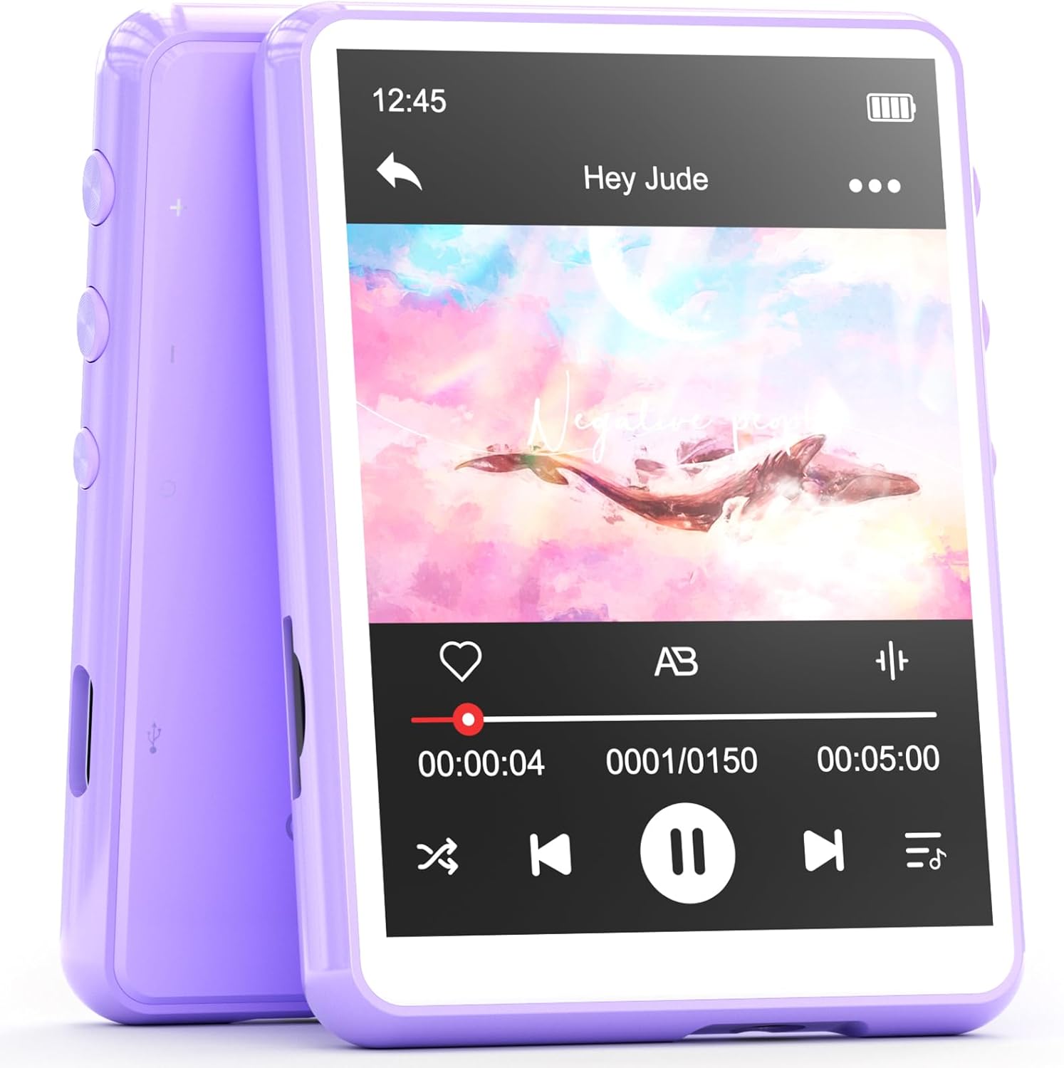 Music Audiobook - MECHEN 64GB MP3プレーヤー ポータブルデジタル音楽プレーヤー Bluetooth 5.3搭載