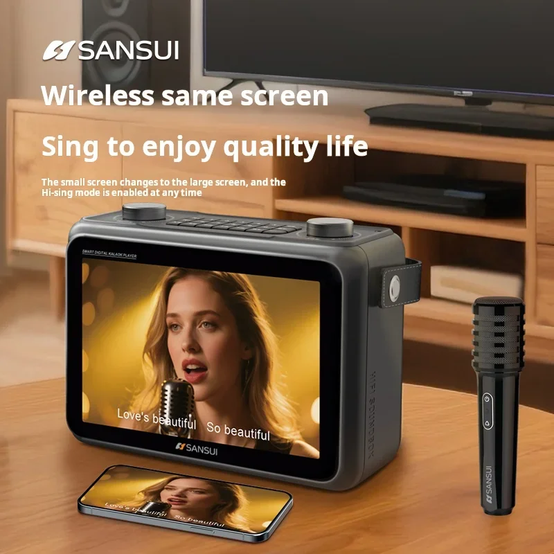 SANSUI K115 LED スクリーン 10.1 インチ - Audio Music To Lyrics のレビューと価格