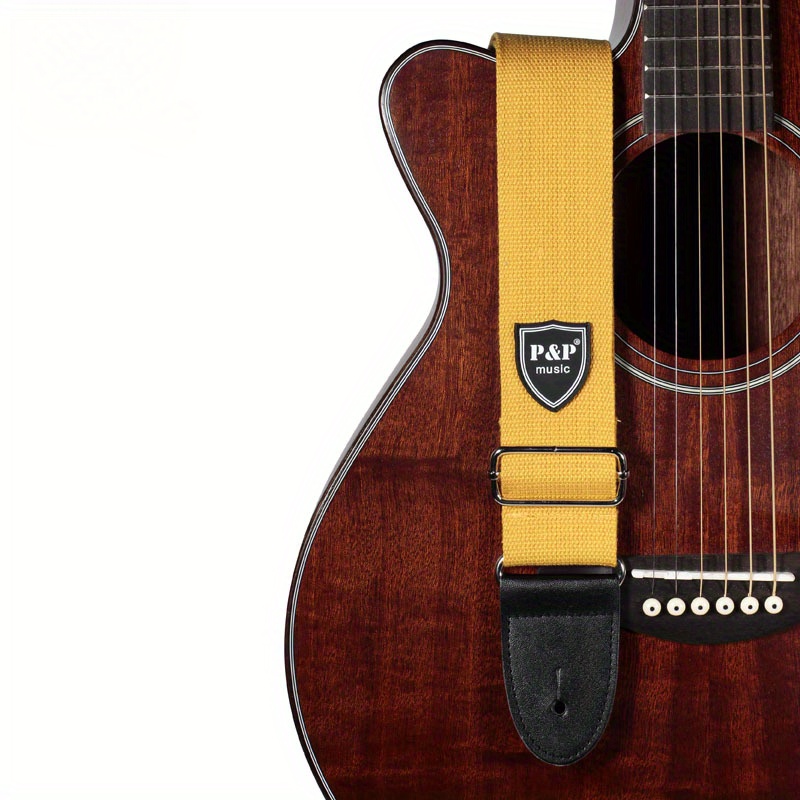 鮮やかなカラーギターストラップ - ソフトパッド入り、調節可 - Guitar Strap Padded のレビューと価格