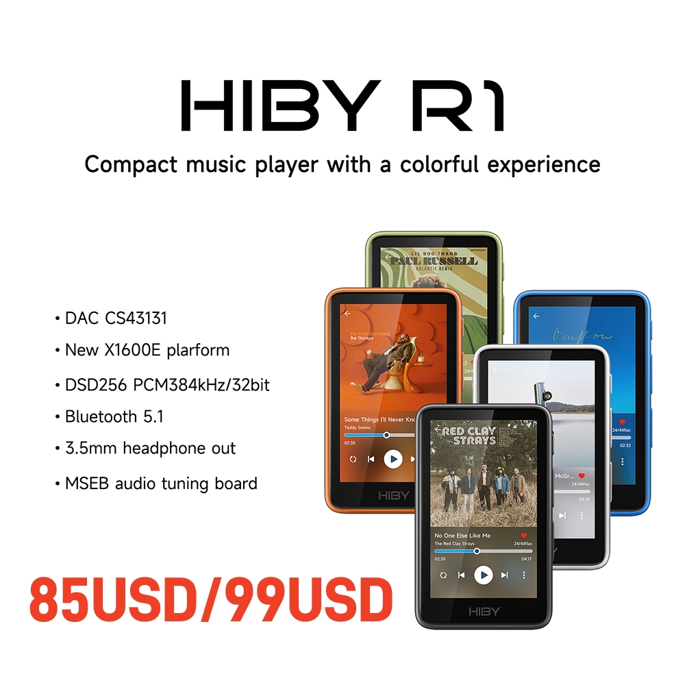 100% オリジナル HiBy R1 HiFi ミュージック - Music Audiobook のレビューと価格