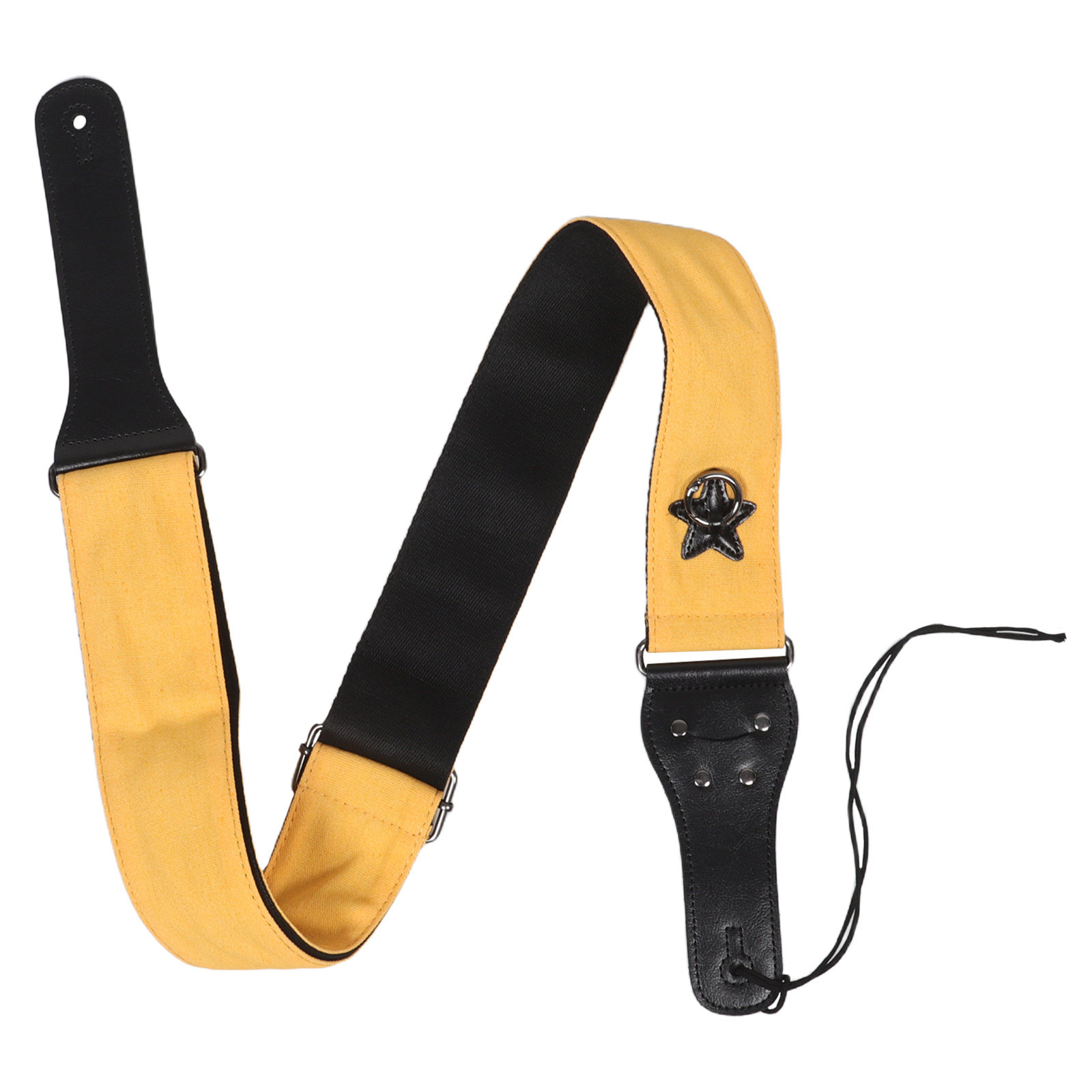 調節可能な幅広二層コットンギターストラップ、アコースティック - Guitar Strap Padded のレビューと価格