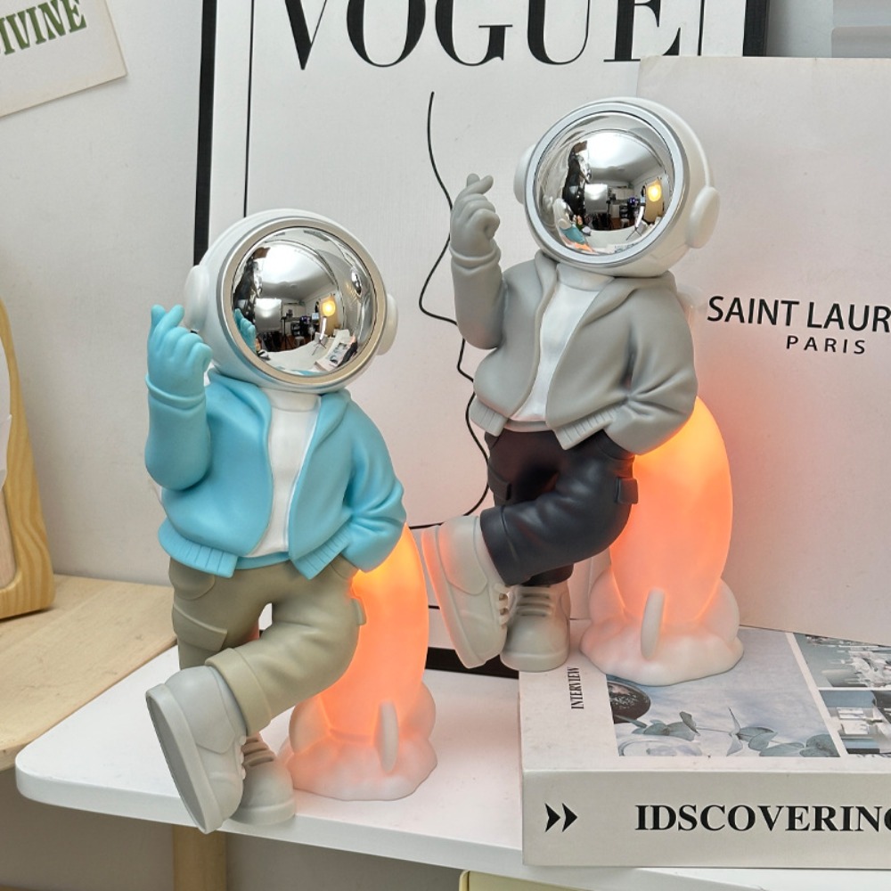 宇宙飛行士ロケット Bluetooth スピーカー LED  - Audio Music Spotify のレビューと価格