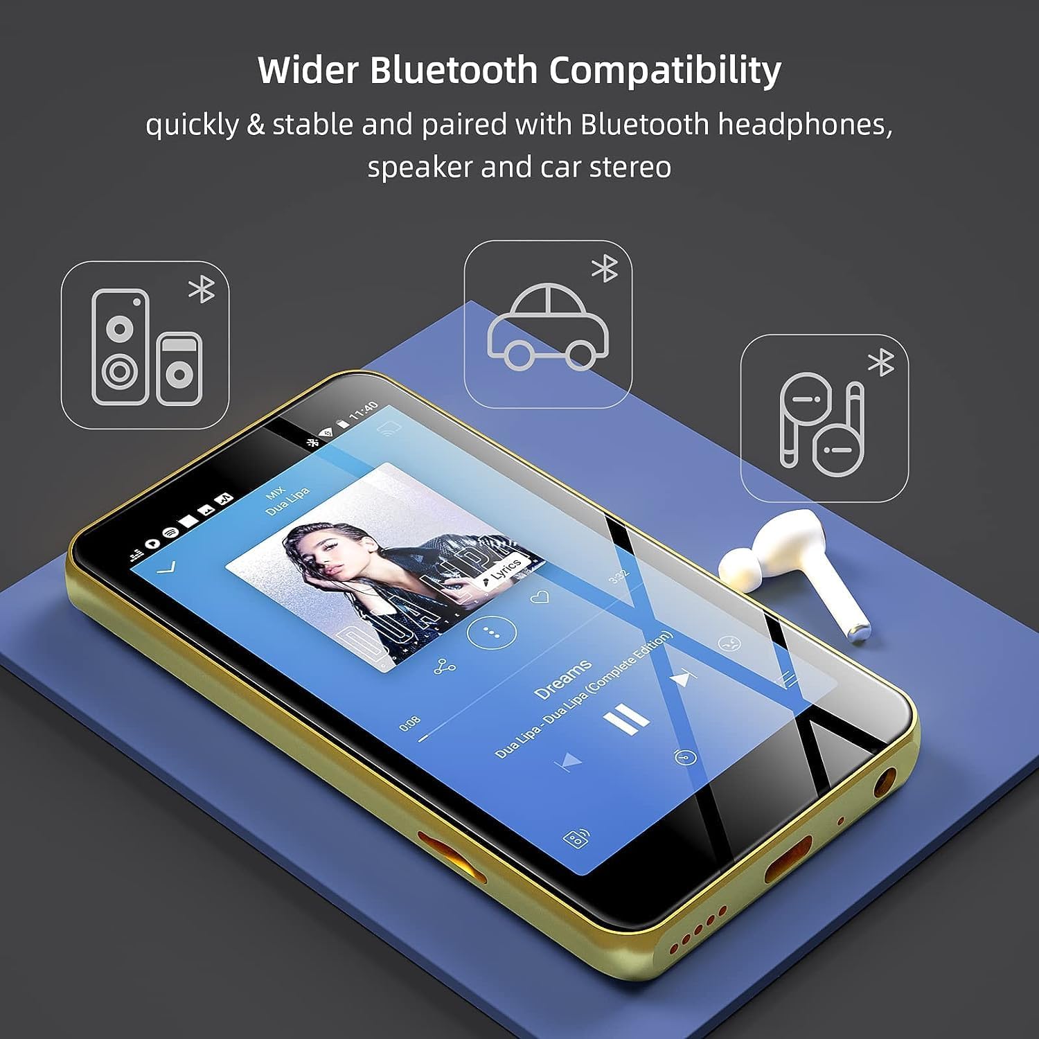 MP4/MP3プレーヤー Bluetoothスピーカー、Sp - Music Audiobook のレビューと価格