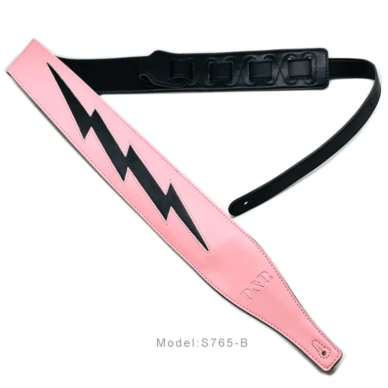 PP ギターストラップ レザーショルダーパッド ライトニング - Guitar Strap Padded のレビューと価格