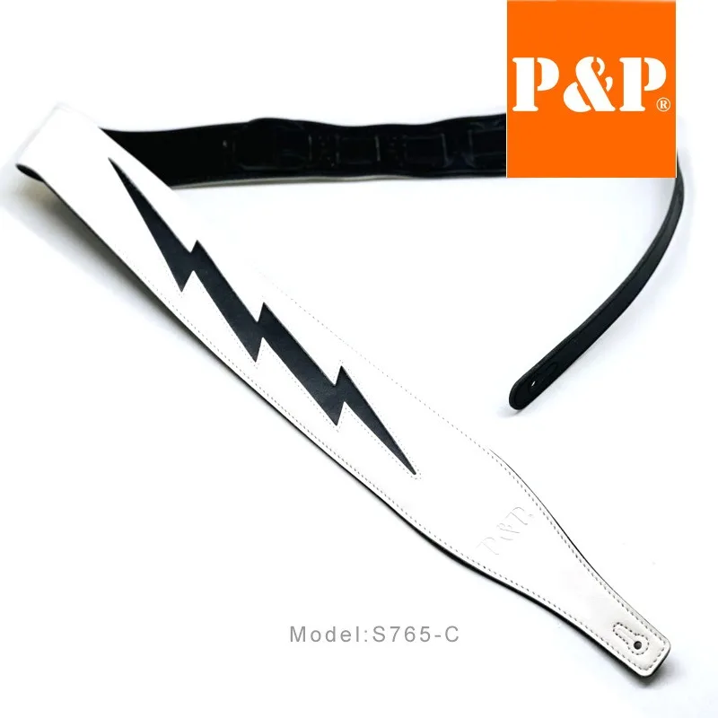 PP ギターストラップ レザーショルダーパッド ライトニング - Guitar Strap Padded のレビューと価格