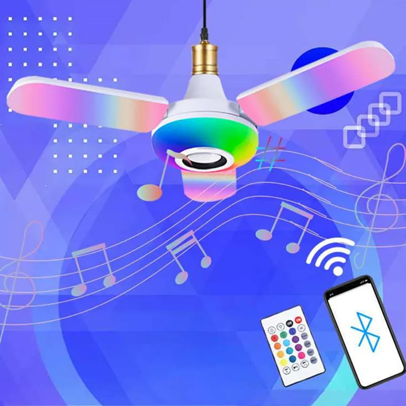 Bluetooth ミュージックライト E27 インターフェ - Audio Music Spotify のレビューと価格
