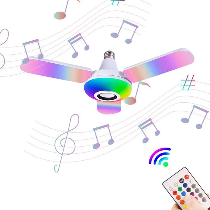 Bluetooth ミュージックライト E27 インターフェ - Audio Music Spotify のレビューと価格