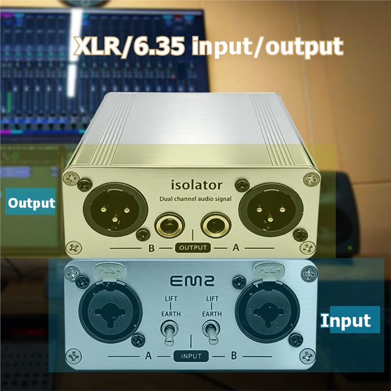 CJSD-XLR オーディオアイソレーター オーディオノイズ - Audio Music Isolator のレビューと価格