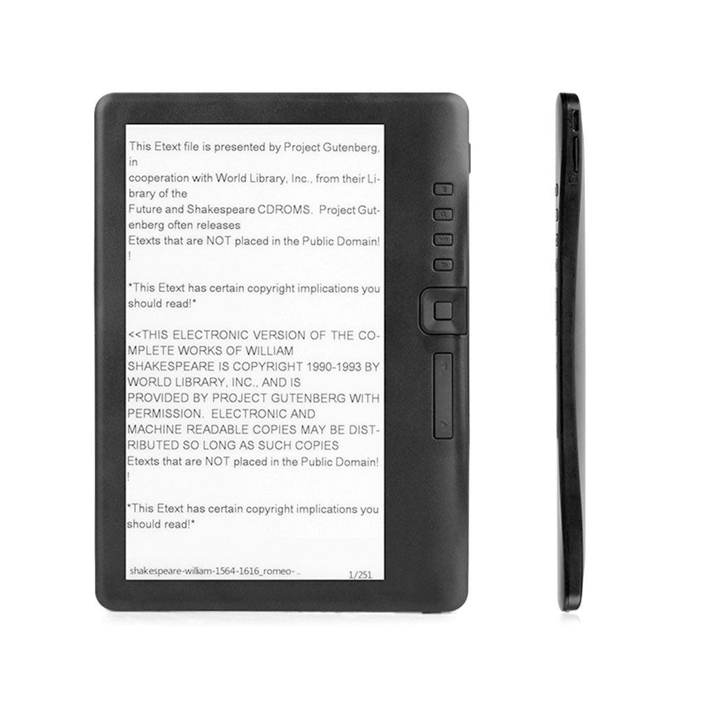 7インチHD TFTスクリーン付き電子書籍リーダー デジタル - Music Audiobook のレビューと価格