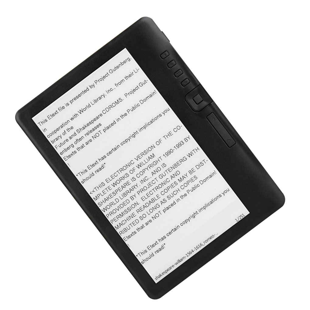 7インチHD TFTスクリーン付き電子書籍リーダー デジタル - Music Audiobook のレビューと価格