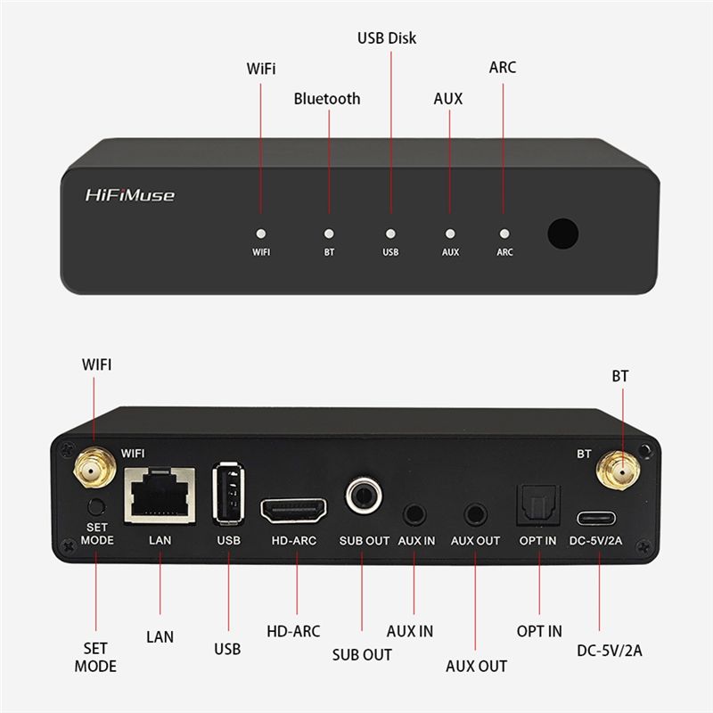 Hifimuse R20 ワイヤレス Wifi Blueto - Audio Music Spotify のレビューと価格