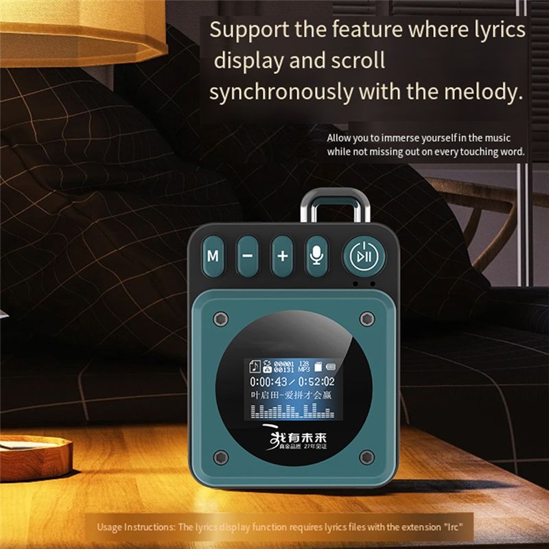 RISE-MP3 音楽プレーヤー レコーダー ミニポータブル - Audio Music To Lyrics のレビューと価格