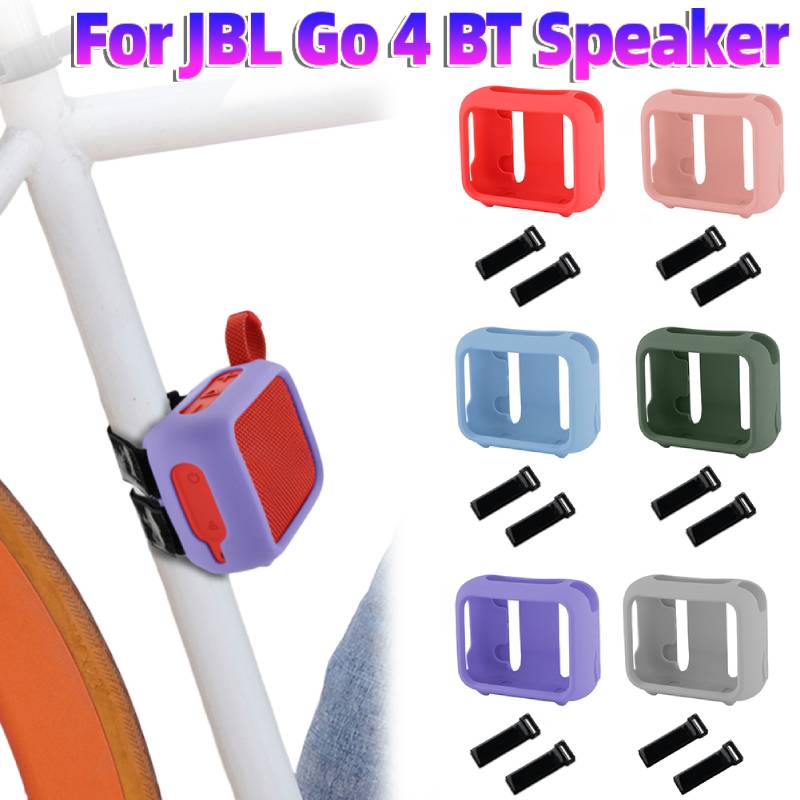 ポータブルシリコンケース保護カバー スピーカーマウントストラ - Jbl Speaker Go 4 のレビューと価格