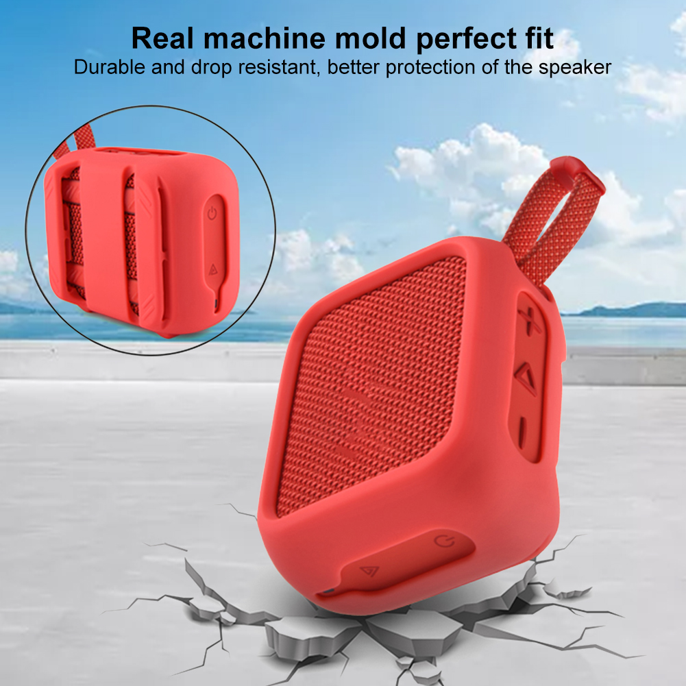 ポータブルシリコンケース保護カバー スピーカーマウントストラ - Jbl Speaker Go 4 のレビューと価格
