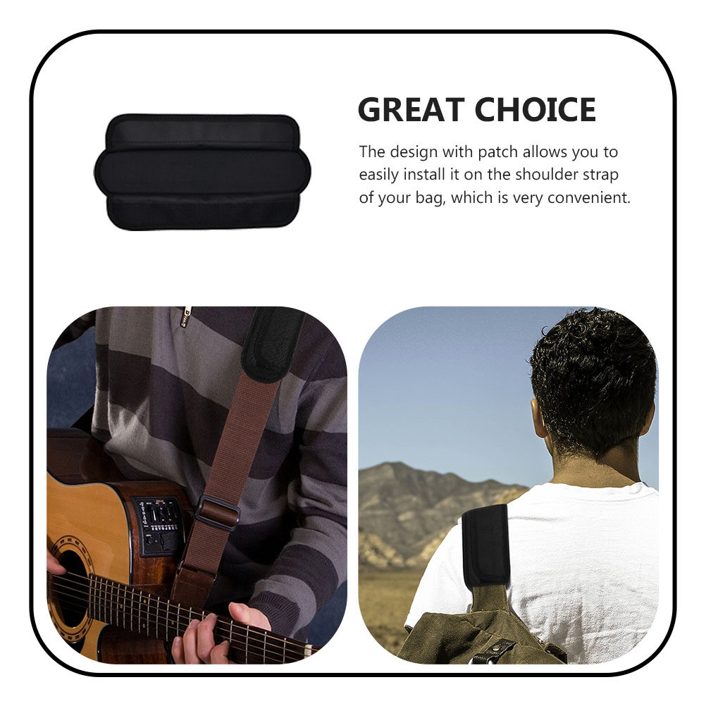 極厚で快適なバックパック用ショルダーパッド、コットンポリエス - Guitar Strap Padded のレビューと価格