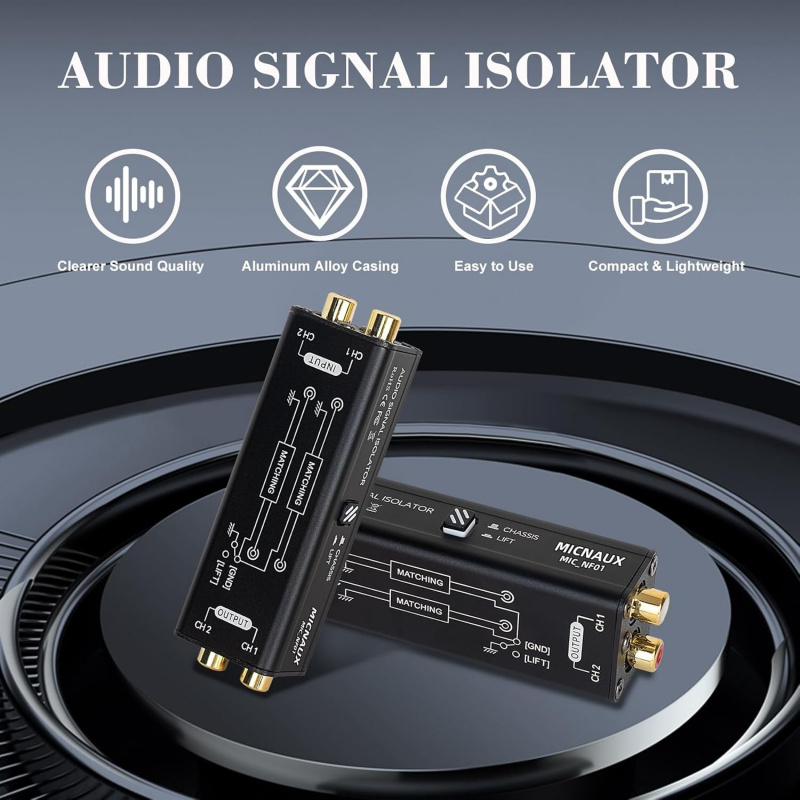 プロフェッショナルハムエリミネーターオーディオ信号アイソレー - Audio Music Isolator のレビューと価格
