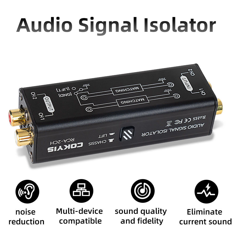 プロフェッショナルハムエリミネーターオーディオ信号アイソレー - Audio Music Isolator のレビューと価格