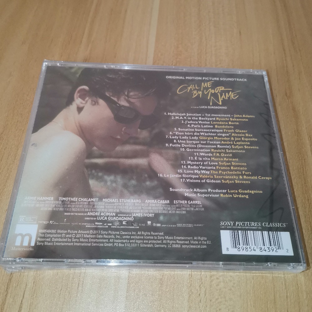 Call Me by Your Name サウンドトラック  - Audio Music New Song のレビューと価格