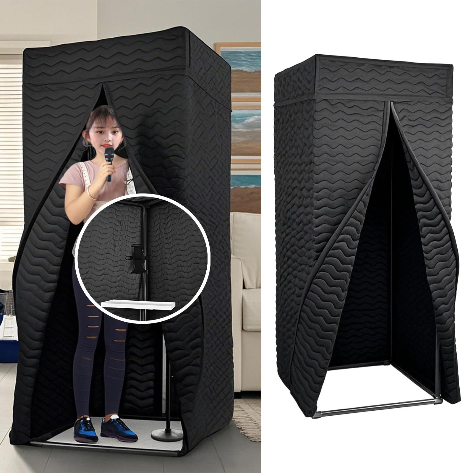 防音ブース ポータブルボーカルブース ステンレス鋼構造 家庭 - Audio Music Isolator のレビューと価格