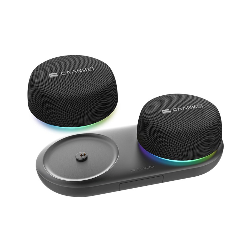 RGBライト付き磁気Bluetoothスピーカー、TWSペア - Audio Music Spotify のレビューと価格