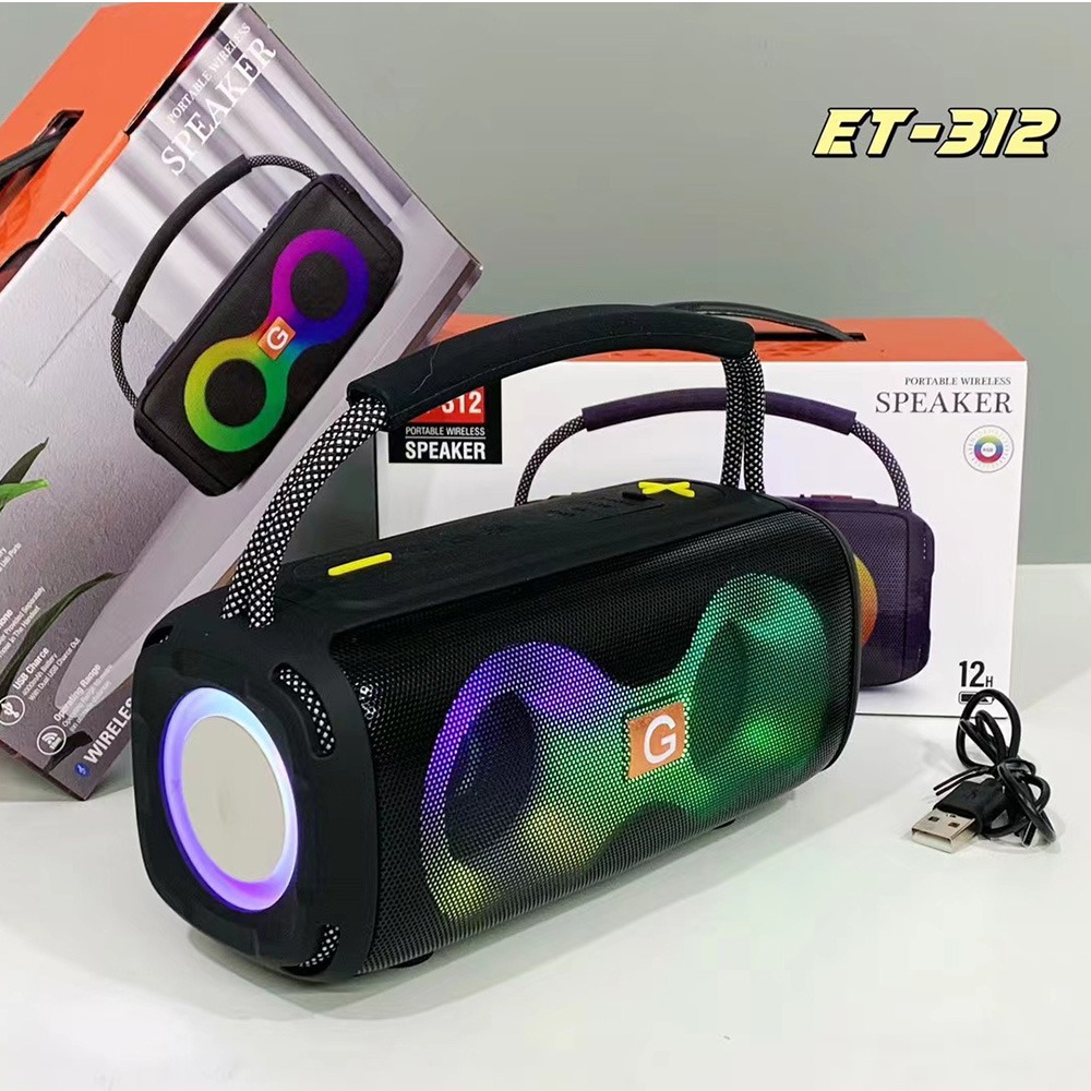 ET-312 Bluetoothスピーカー ポータブルハンド - Audio Music Spotify のレビューと価格