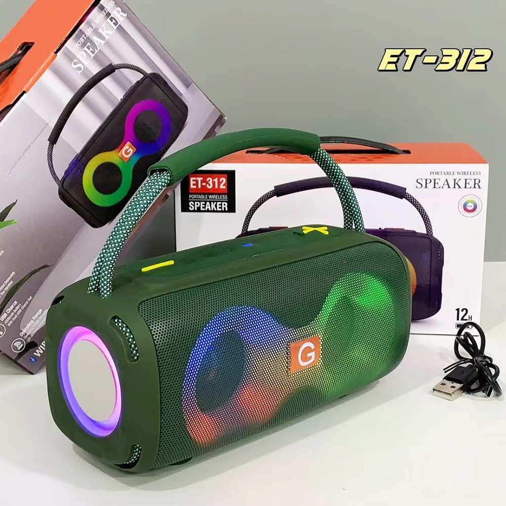 ET-312 Bluetoothスピーカー ポータブルハンド - Audio Music Spotify のレビューと価格