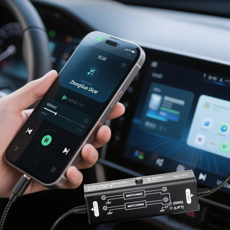 ポータブル 3.5 ミリメートル AUX グランドループアイ - Audio Music Isolator のレビューと価格