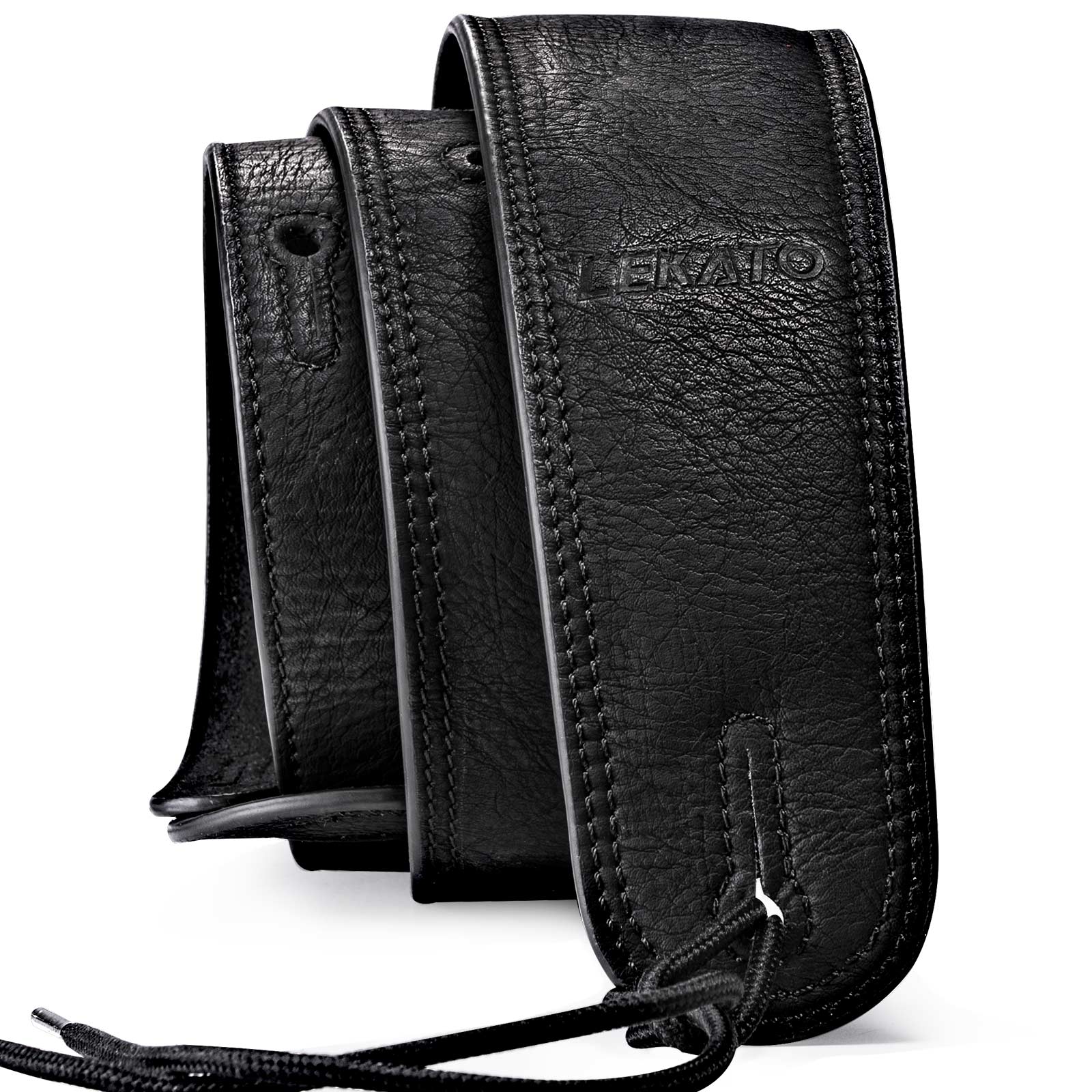 Lekato ベースギターストラップ レザー 厚みのあるフォ - Guitar Strap Padded のレビューと価格